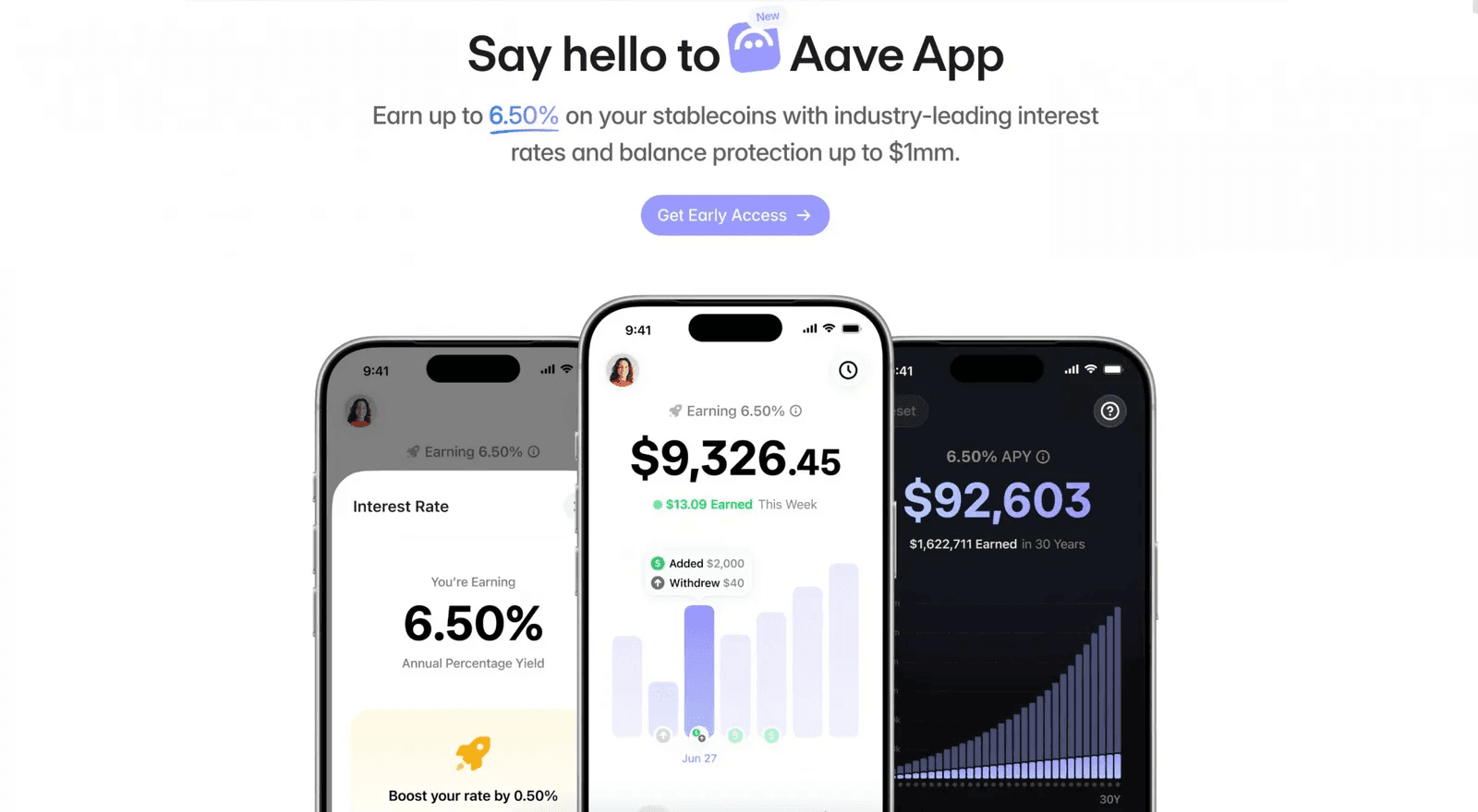 即將推出的 AAVE APP