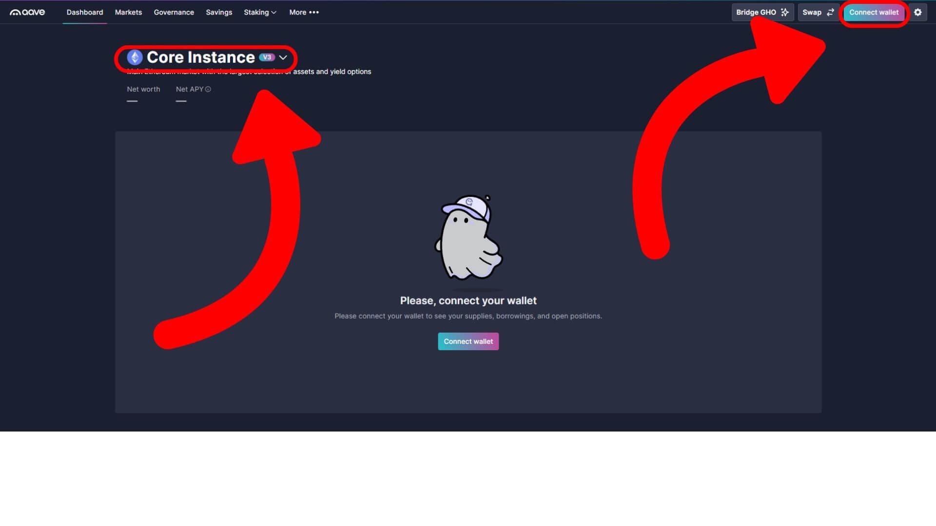 連結錢包 & 選擇市場