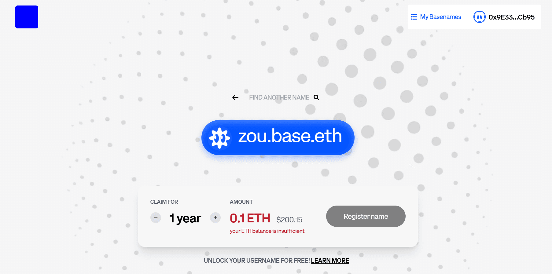 用 Base Name 找到屬於自己的名片