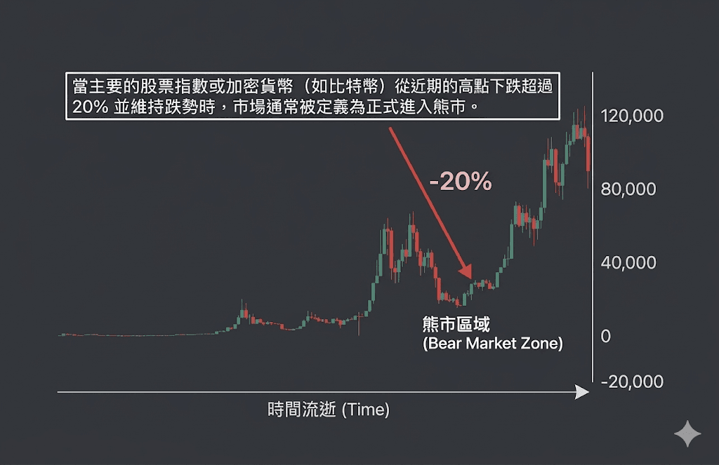 熊市區域示意圖