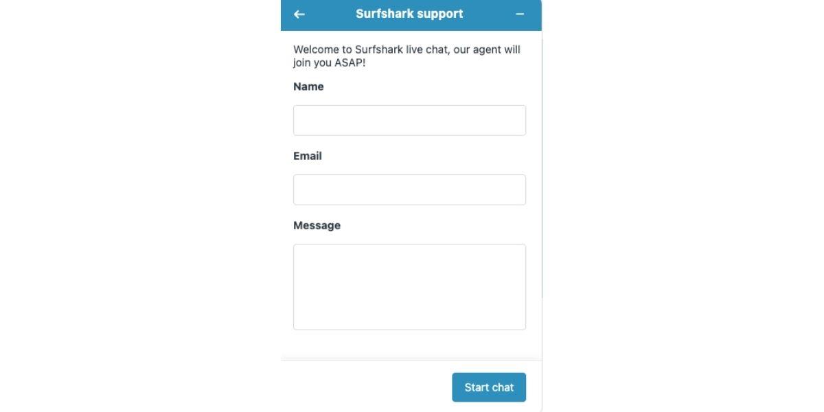 SurfShark VPN 退款聯繫客服