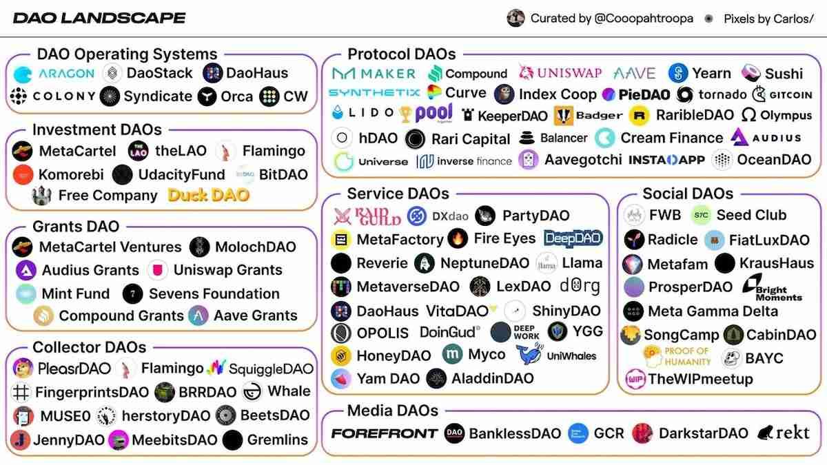 DAO 的分類和案例