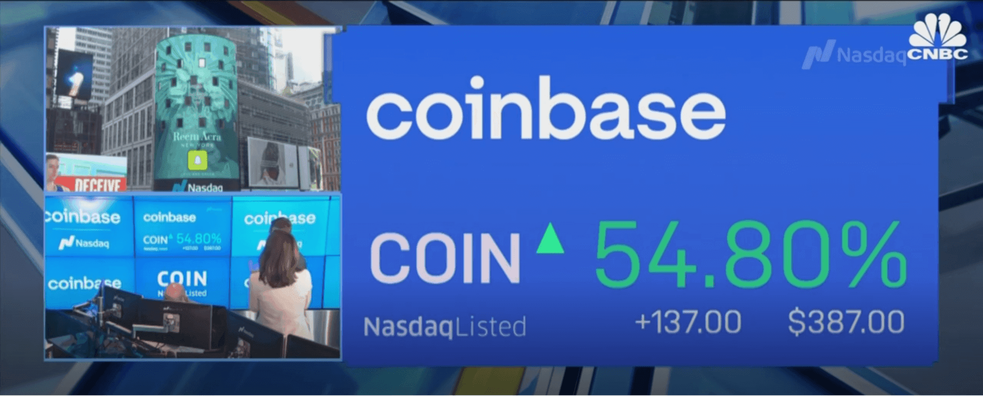 Coinbase 的股票代碼是 COIN